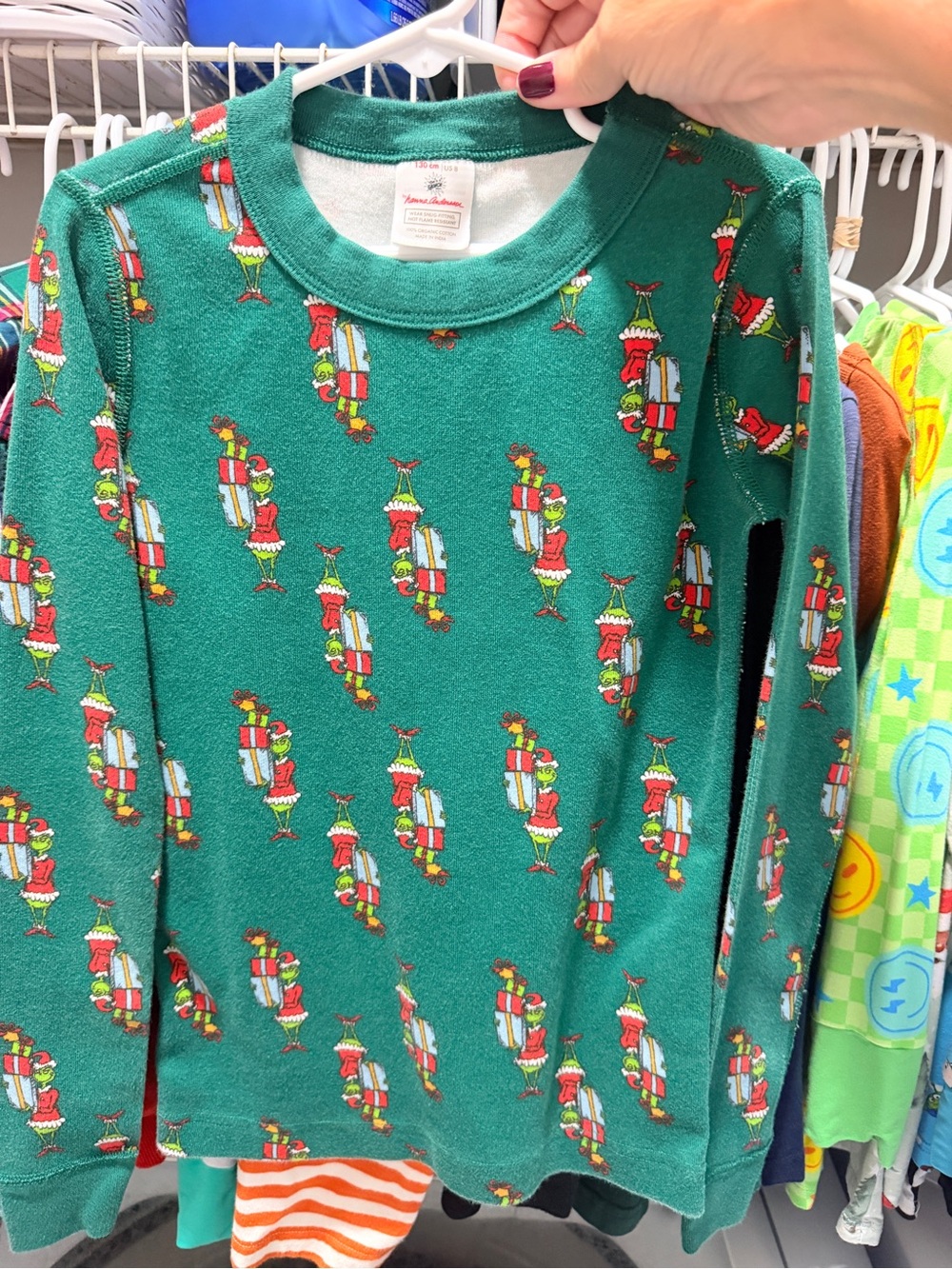 Hanna Andersson grinch pajamas